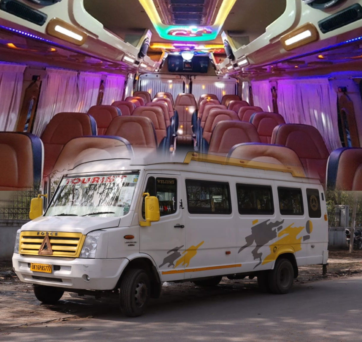 22 Seater Tempo Traveller
